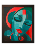 Vis într-un portret cubist