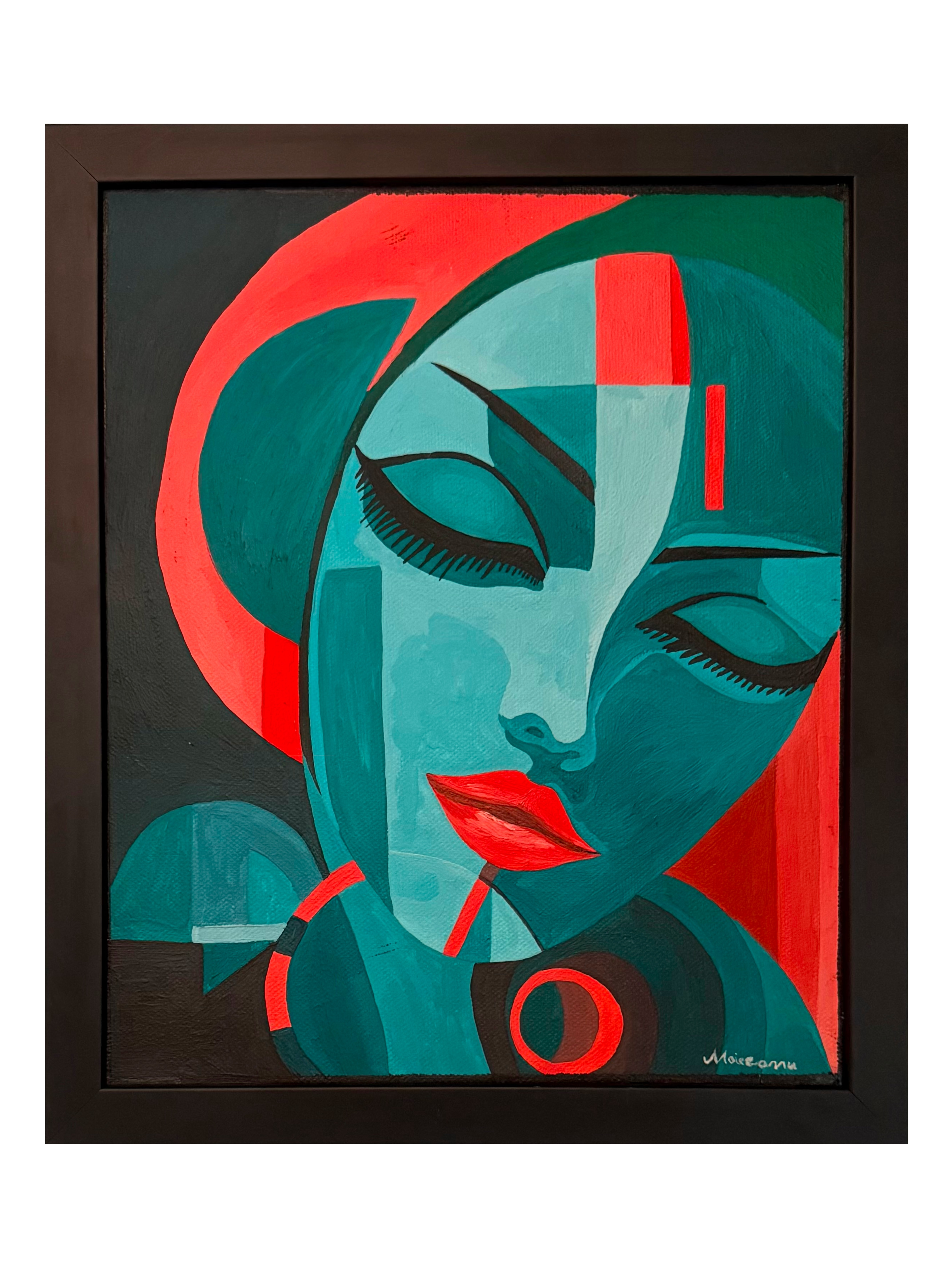Vis într-un portret cubist